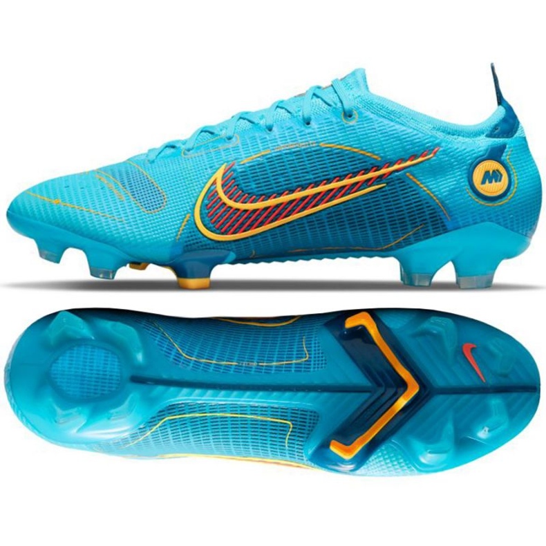 Nike Mercurial Vapor 14 Elite Fg M DJ2837 484-S jalkapallokengät sininen sininen