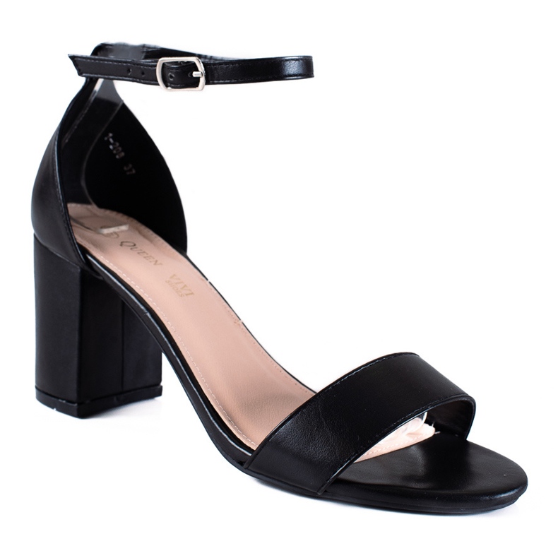 SHELOVET Klassiset sandaalit baarissa musta