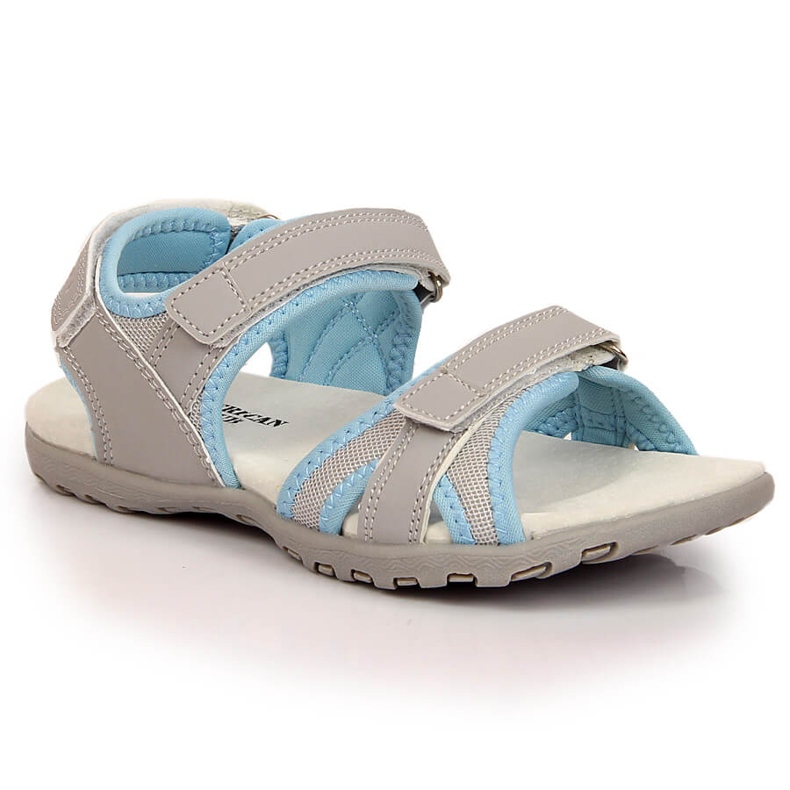 Harmaa American Club -urheilusandaalit tytöille