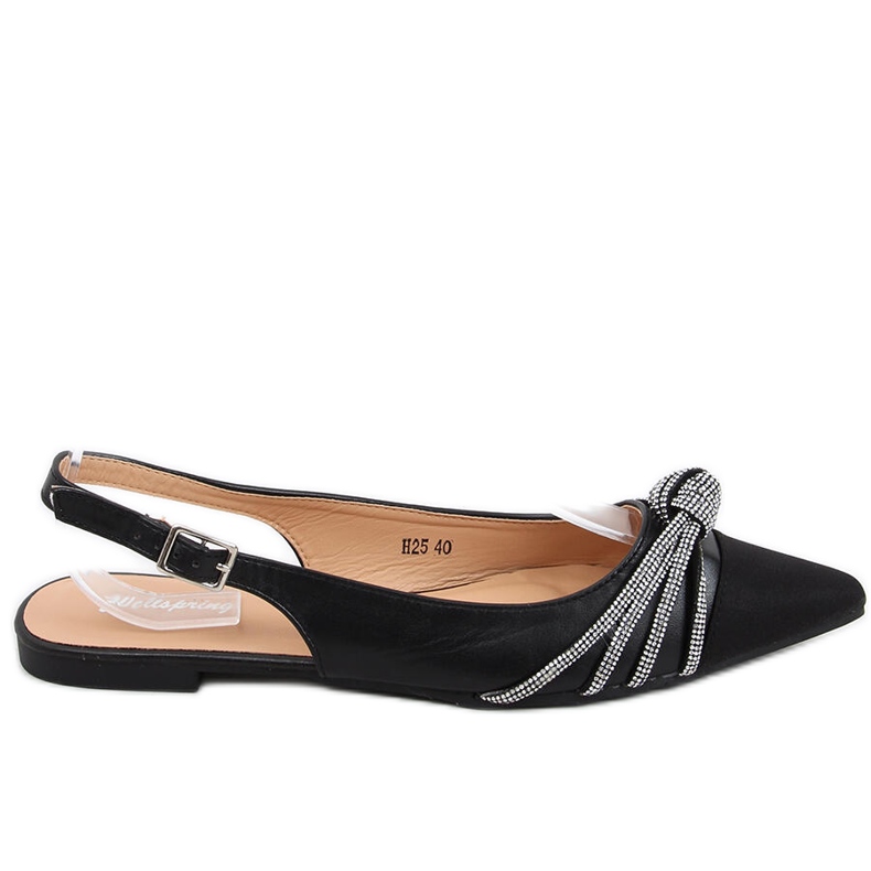 Taylor Black avokorkoiset ballerinat musta