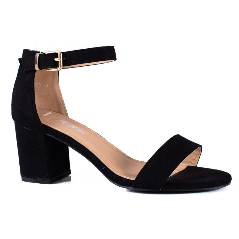 SHELOVET Mustat naisten sandaalit