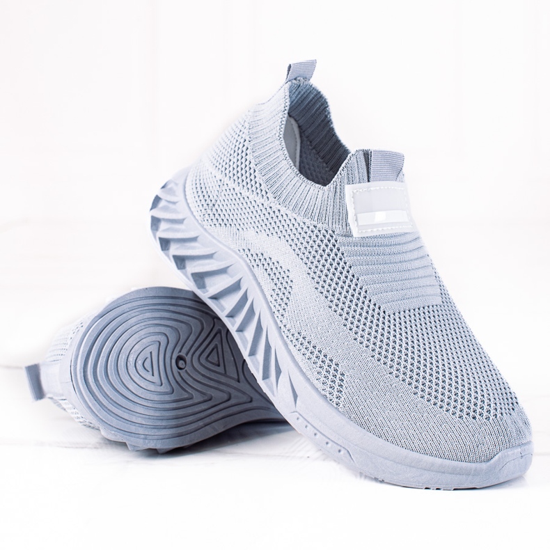 SHELOVET Liukastettavat urheilukengät harmaa