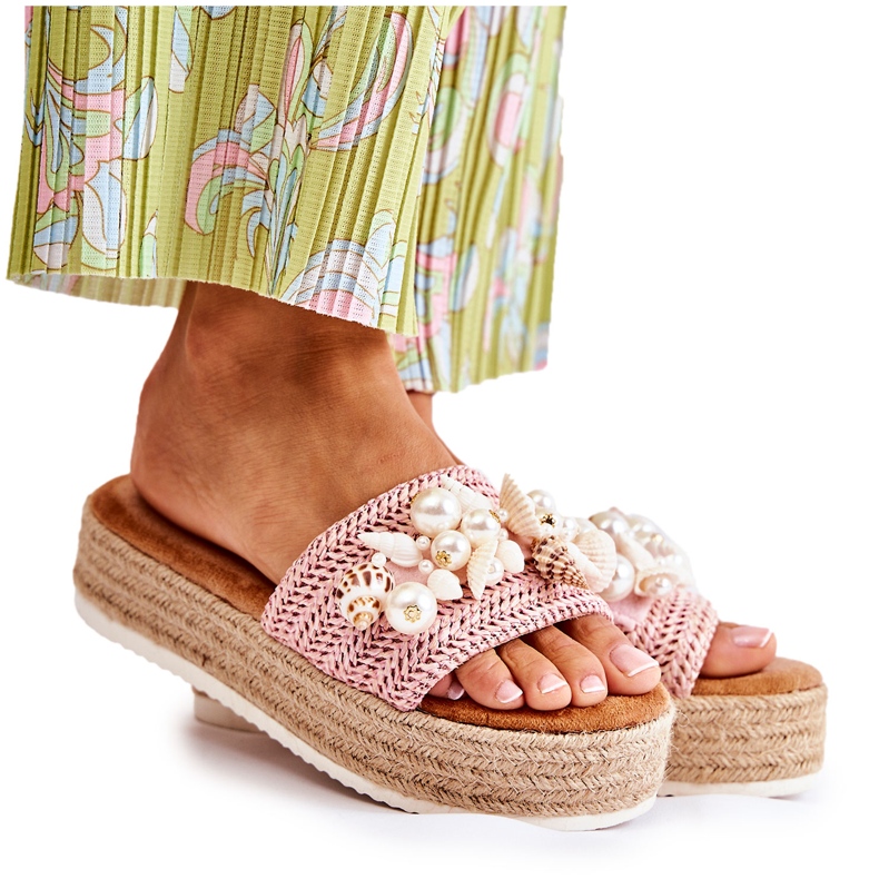 PS1 Naisten tossut lavalla kuorilla Pink Tolia vaaleanpunainen