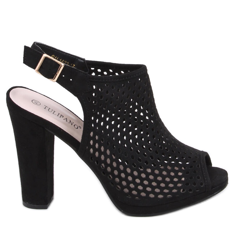 Sydney Mustat harjakattoiset sandaalit