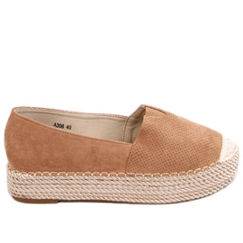 Callie Camel naisten espadrillit ruskea