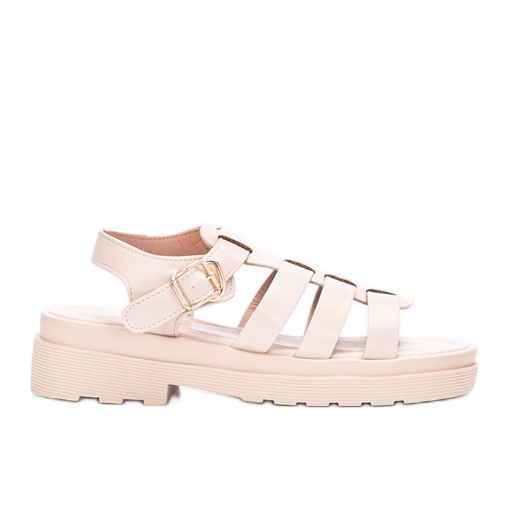 Bradaman beigenväriset naisten sandaalit