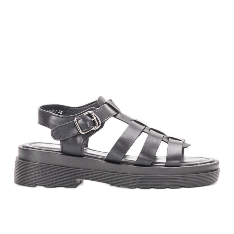 Bradamin mustat naisten sandaalit