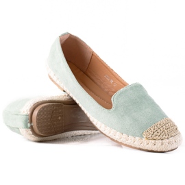 SHELOVET Mokka espadrillit vihreä