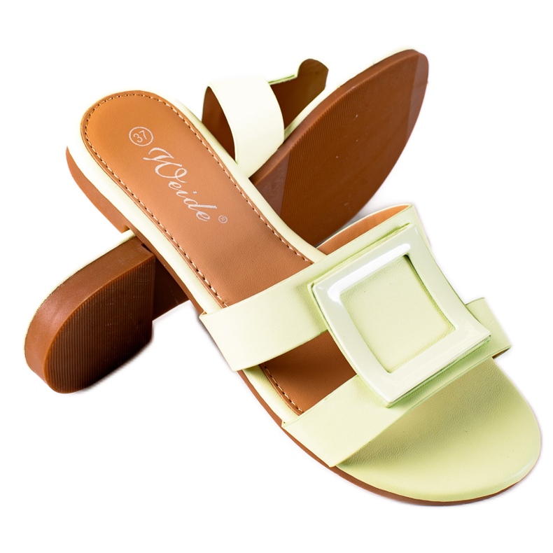 SHELOVET Klassiset naisten tossut vihreä