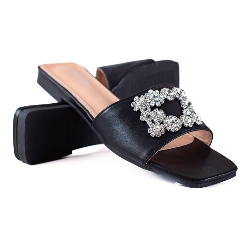 SHELOVET Tyylikkäät tossut musta