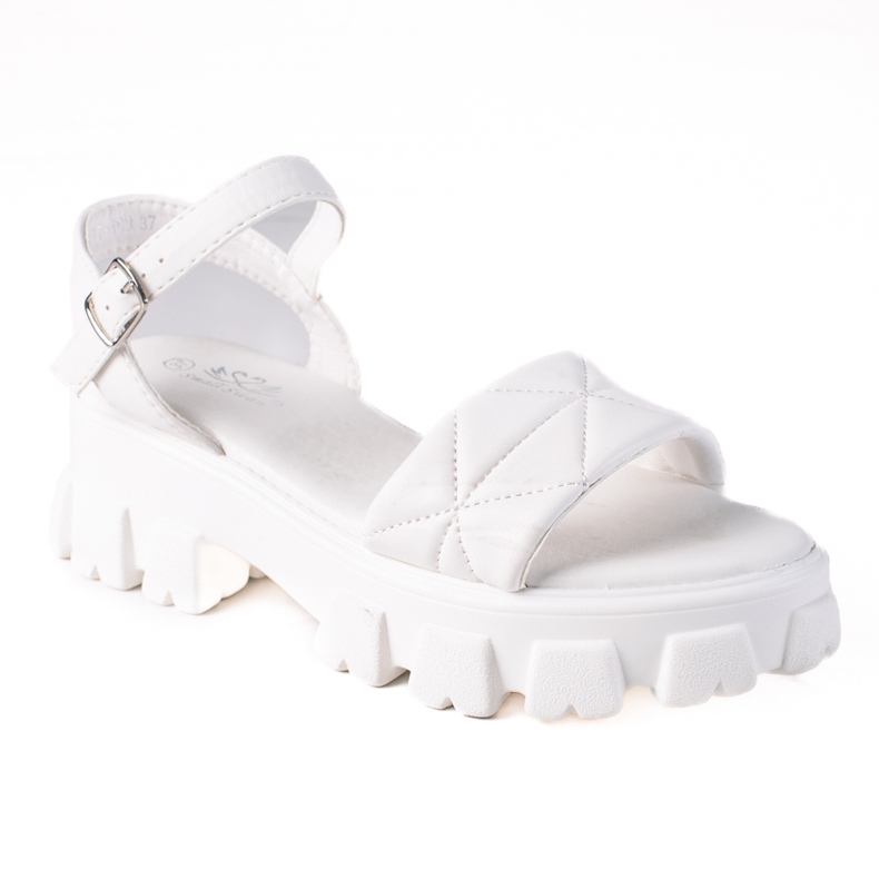 SHELOVET Muoti sandaalit valkoinen