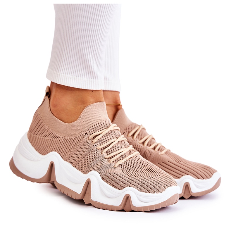 PG1 Naisten beigenväriset Dayen-lenkkarit