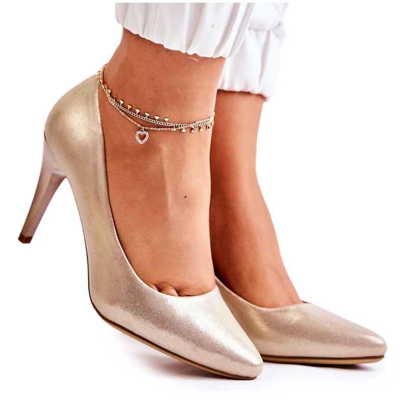 Sergio Leone Klassiset kultaiset maagisesti nahkaiset korkkarit kultainen