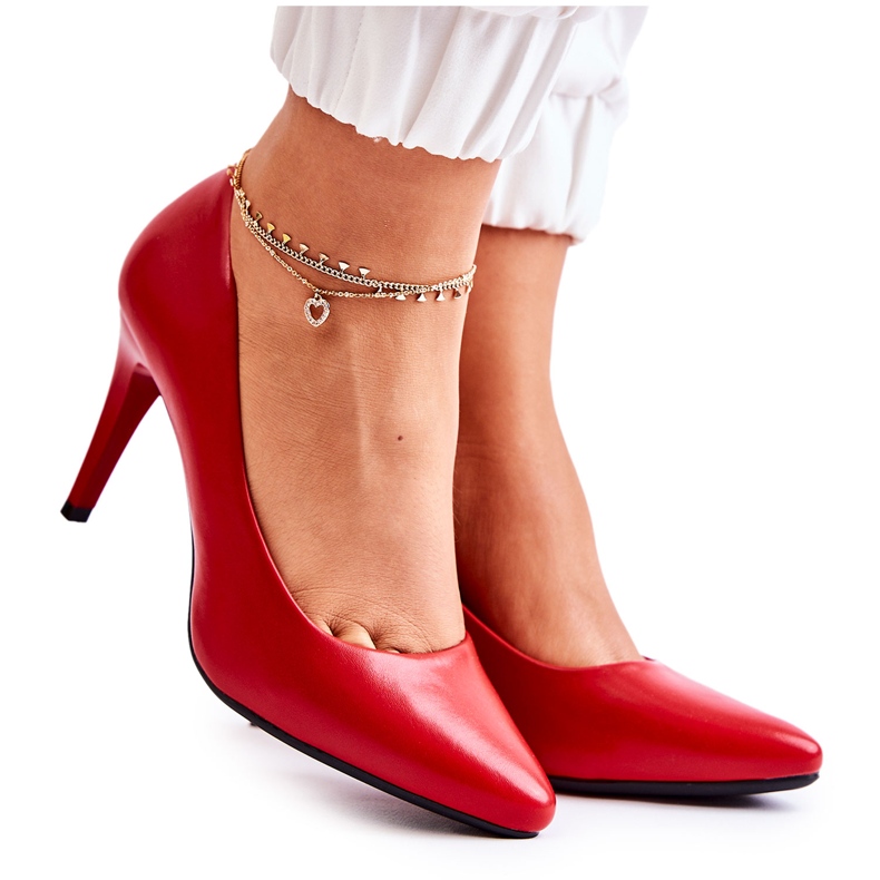 Sergio Leone Klassiset maagisen punaiset nahkaiset korkkarit punainen