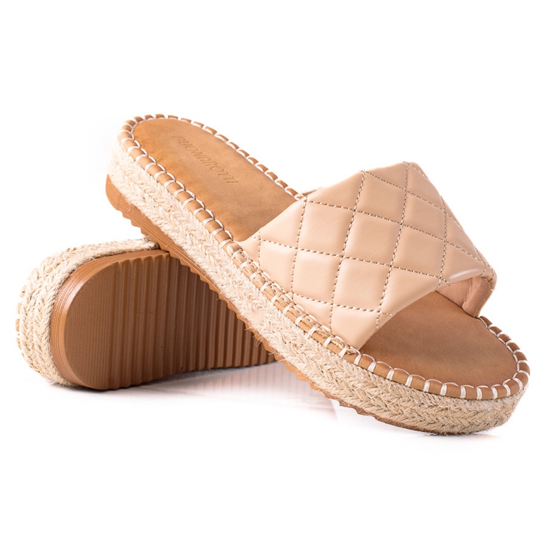 SHELOVET Tossut alustalla ruskea