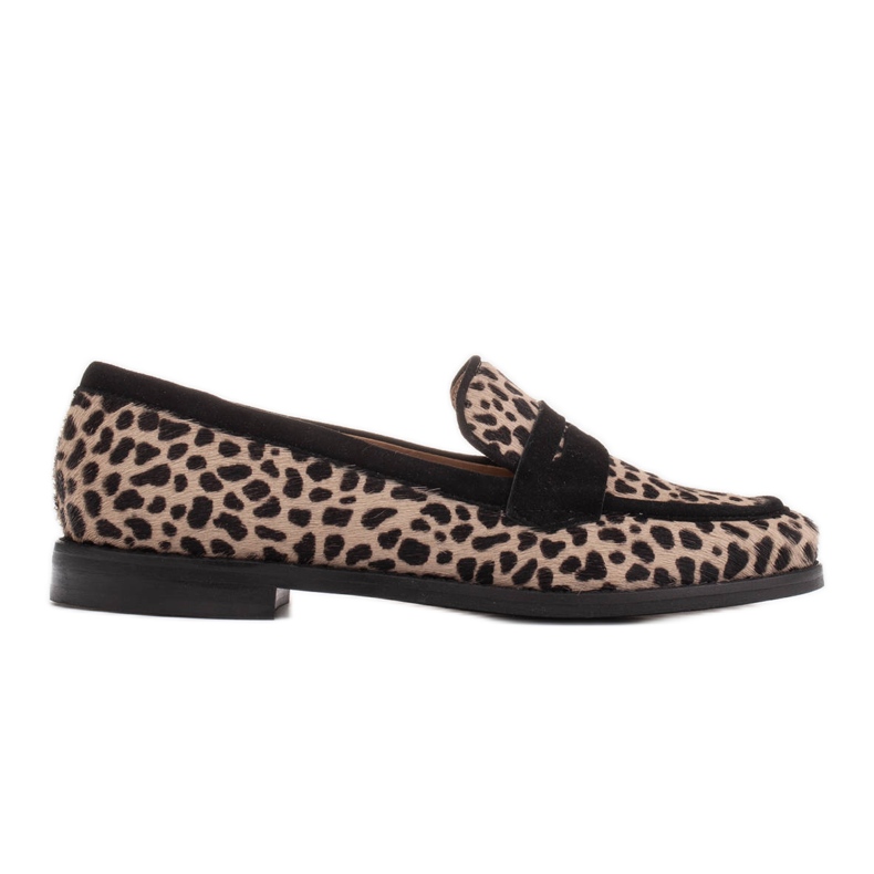 Marco Shoes Loaferit, luonnonnahkaa hiuksilla 2231P-1283-041-1 beige musta