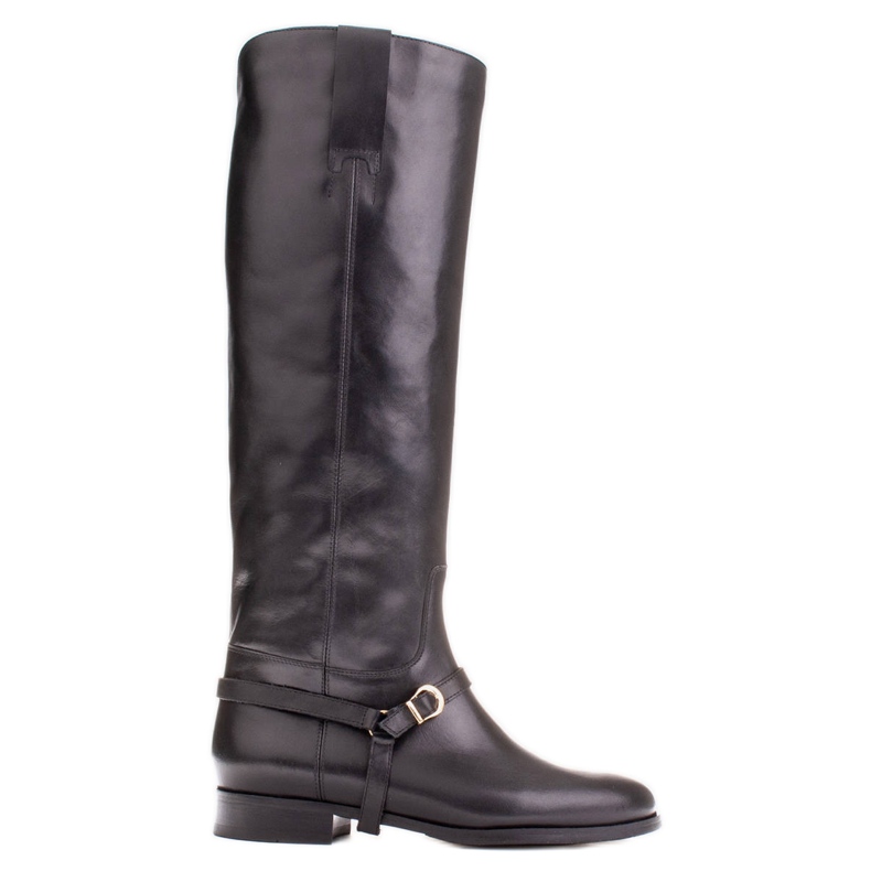 Marco Shoes Ratsastussaappaat nilkkahihnalla musta