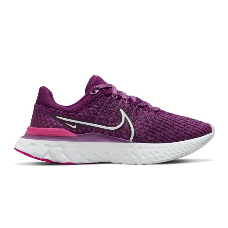 Nike React Infinity Run Flyknit 3 DD3024-500 kengät violetti