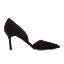 Marco Shoes Hienovaraiset korkkarit, jotka on valmistettu luonnonmokasta musta Marco Shoes Hienovaraiset korkkarit, jotka on valmistettu luonnonmokasta musta