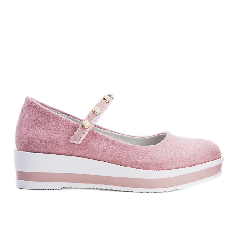 Renaten vaaleanpunaiset lasten balerinat vaaleanpunainen