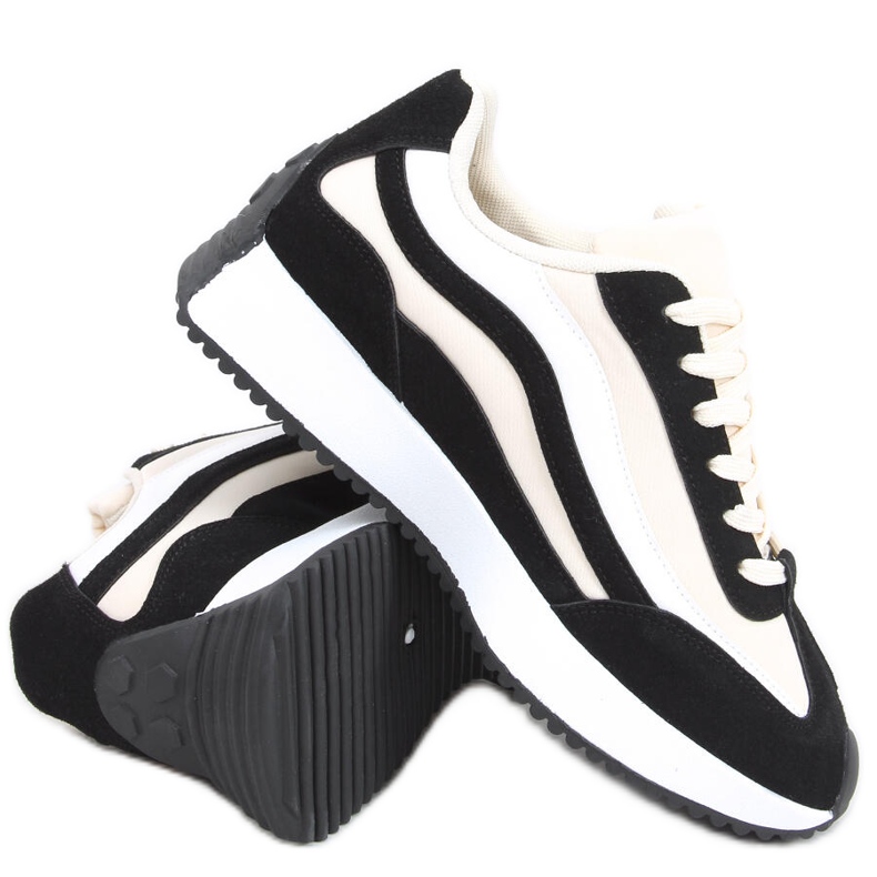 Zuri mustat tennarit beige