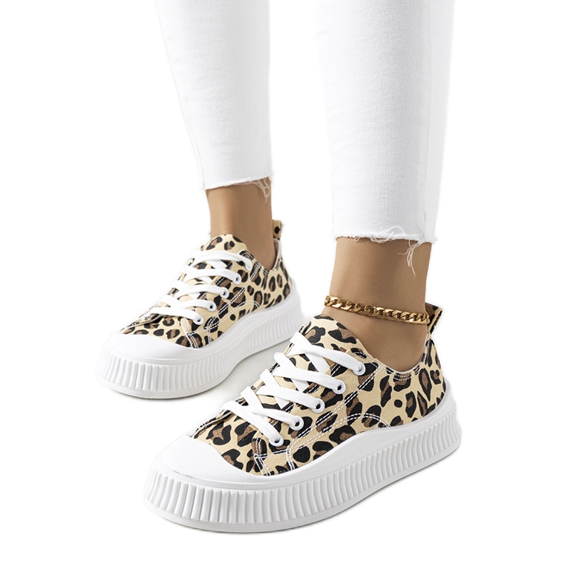 Beiget lenkkarit Chovka-alustalla ruskea musta