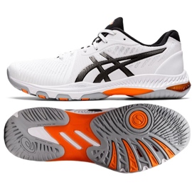 Asics Netburner Ballistic Ff 2 M 1051A041 101 lentopallokengät valkoinen valkoinen