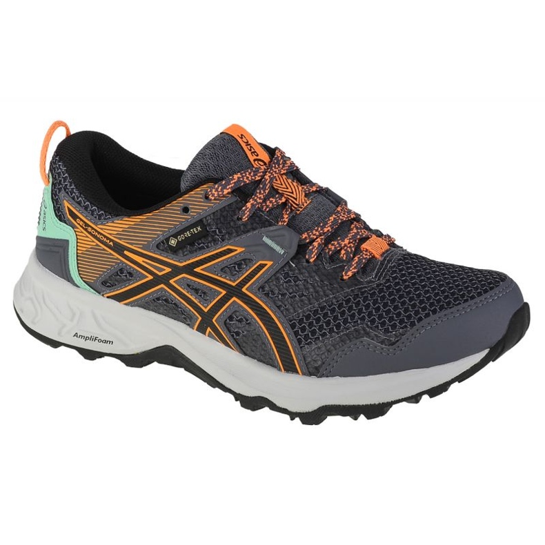 Asics Gel-Sonoma 5 G-TX W 1012A567-020 juoksukengät harmaa