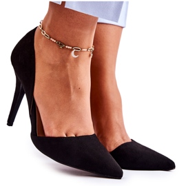 PG1 Klassiset mokkanahkaiset Sofia korkkarit musta