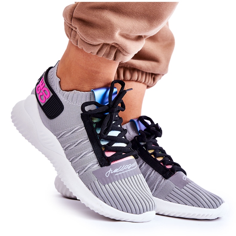 Naisten urheilukengät Slip-on harmaa Klayra