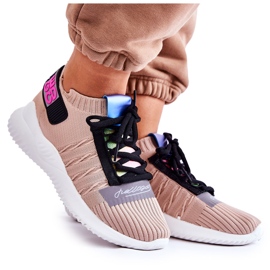 Naisten urheilukengät Slip-on tennarit Beige Klayra