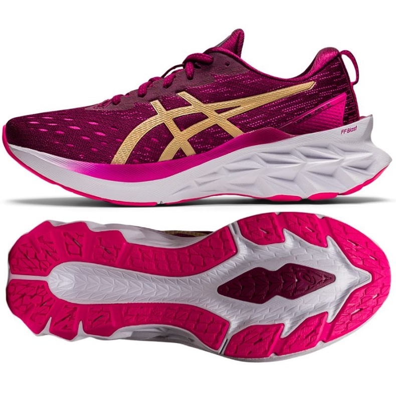 Asics Novablast 2 W 1012B049-600 juoksukengät violetti