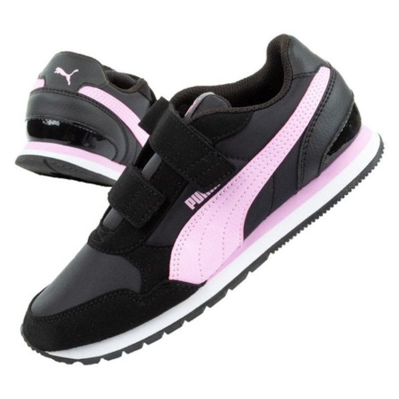 Puma St Runner v2 Jr 365294 08 musta vaaleanpunainen