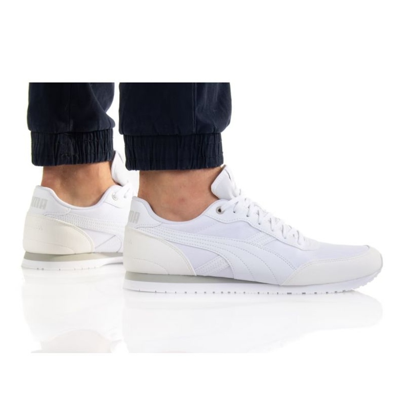 Puma St Runner Essential M 383055 02 valkoinen