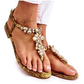 PG2 Naisten sandaalit Varvastossut Cubic Zirkonia keltaisella Ivannella ruskea keltainen PG2 Naisten sandaalit Varvastossut Cubic Zirkonia keltaisella Ivannella ruskea keltainen