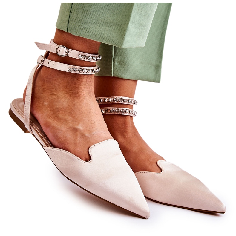 WS1 Naisten sandaalit, joissa varvas beige Amisha