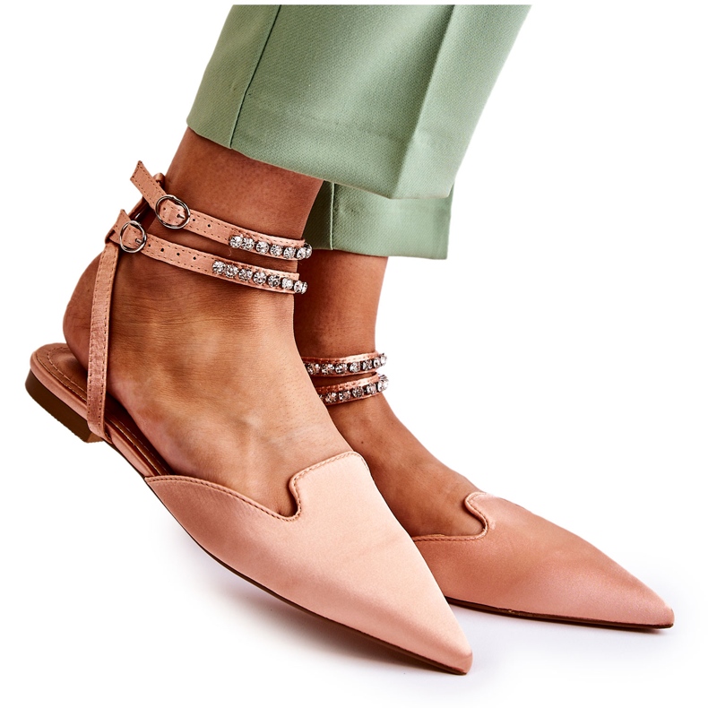 WS1 Naisten sandaalit, joissa varvas vaaleanpunainen Amisha Spitz