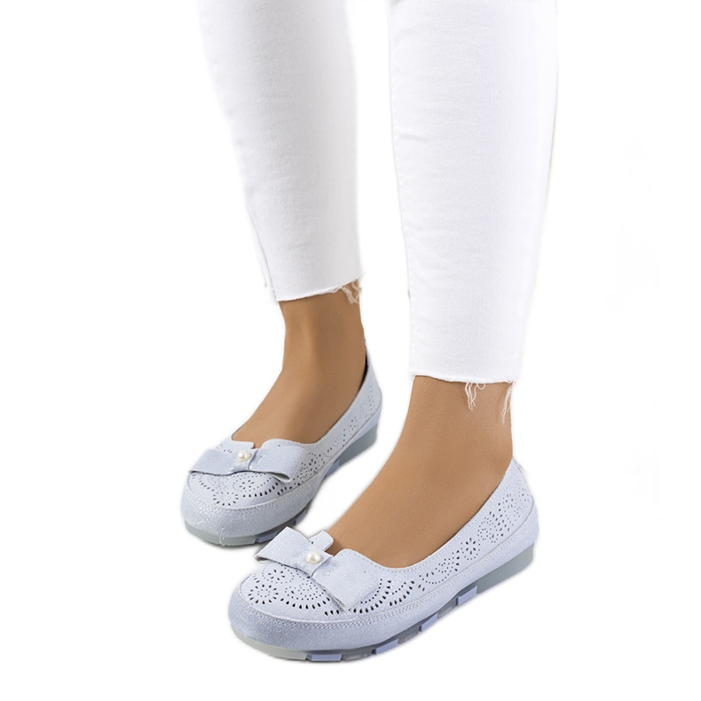 Catanian siniset nahkaiset loaferit sininen