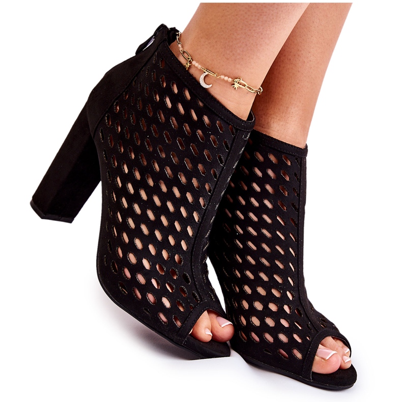 WT1 Jenissan mustat mokkanahkaiset harjakattoiset saappaat