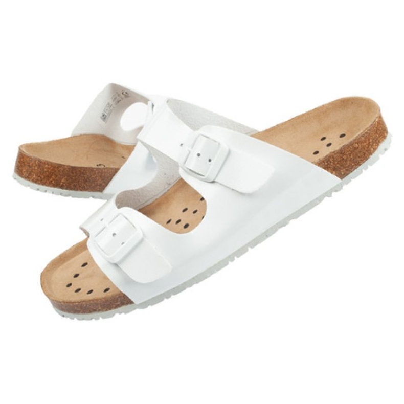 Abeba Sandals Valkoiset 8087 varvastossut valkoinen