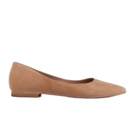 Marco Shoes Hienovaraiset balerinat beige