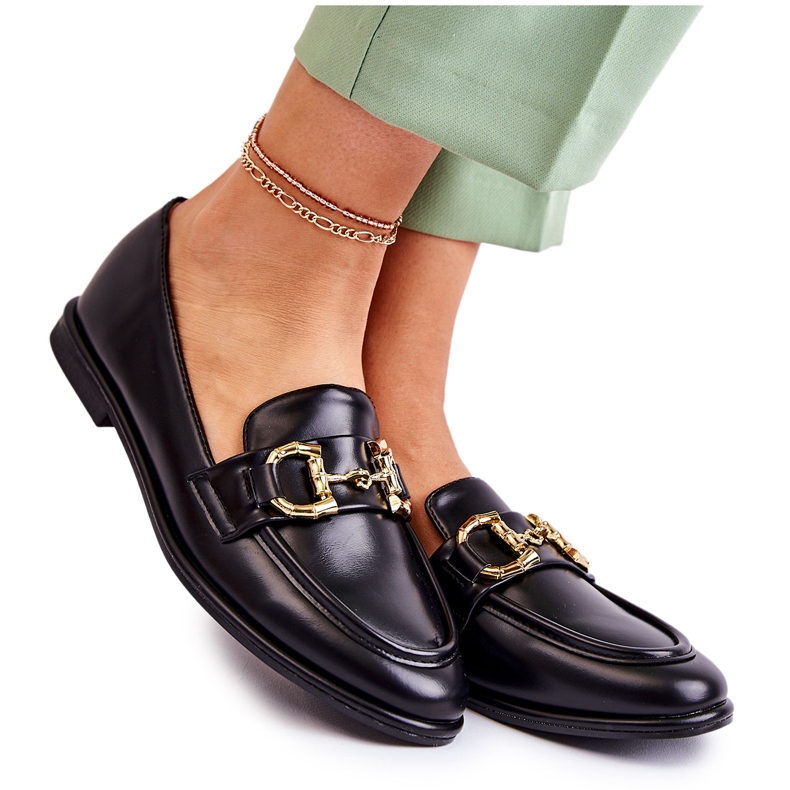 WS1 Coriso naisten mustat mokasiinit