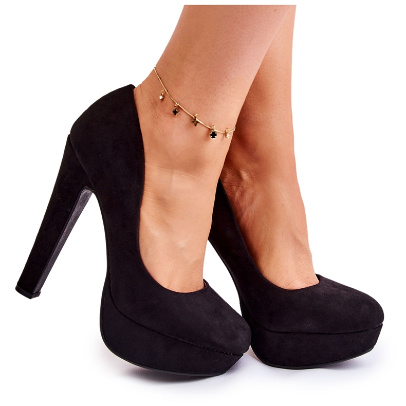 WS1 Mokkakorkokengät mustat Santene