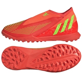 Adidas Predator Edge.3 Ll Tf GV8489 kengät punainen appelsiinit ja punaiset