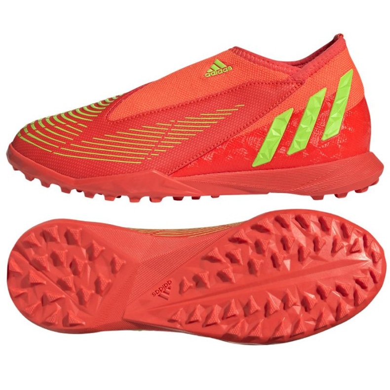 Adidas Predator Edge.3 Ll Tf GV8489 kengät punainen appelsiinit ja punaiset