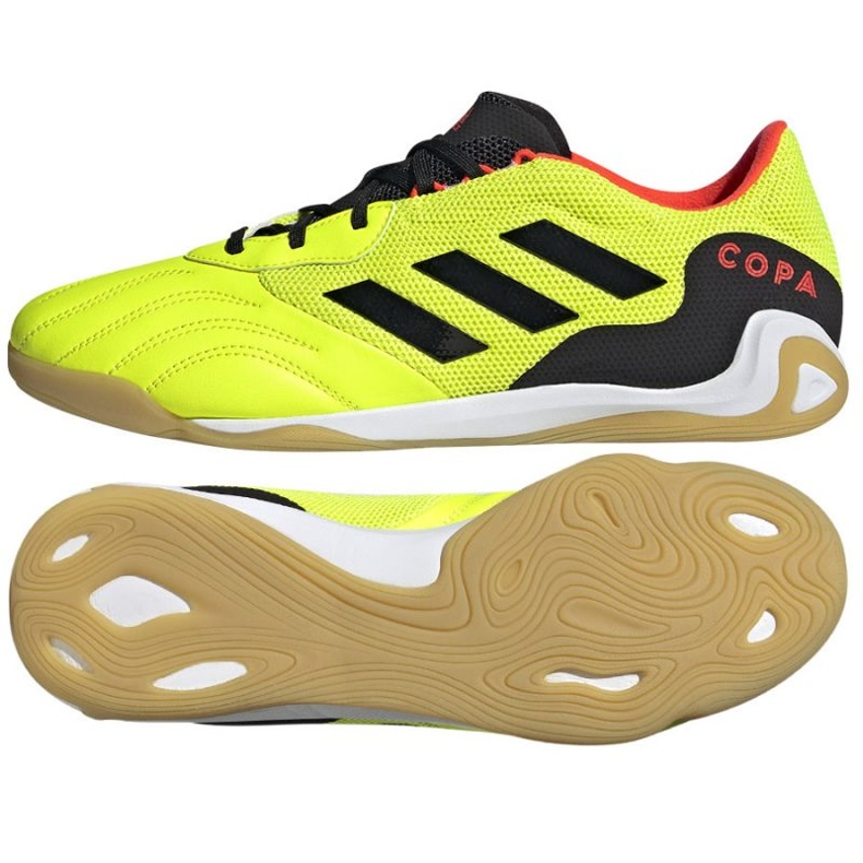 Adidas Copa Sense.3 M GZ1360 -kengissä musta keltainen
