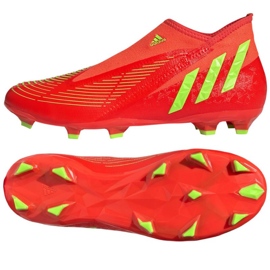 Adidas Predator Edge.3 Ll Fg M GW1000 kengät punainen appelsiinit ja punaiset
