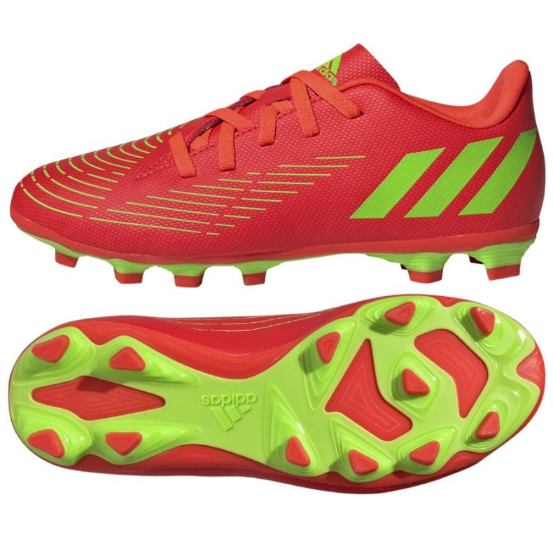 Kengät adidas Predator Edge.4 FxG Jr GW0970 oranssi neon appelsiinit ja punaiset