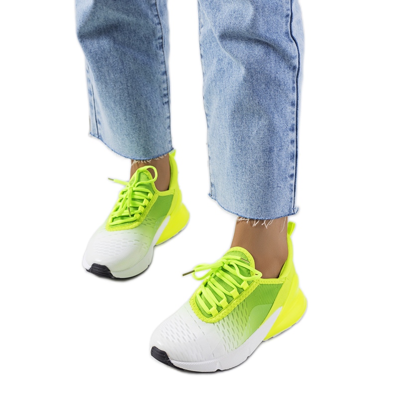 Vihreät Glaner urheilulenkkarit valkoinen