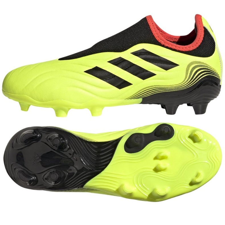 Adidas Copa Sense.3 Ll Fg Jr GZ1383 jalkapallokengät keltainen keltaiset